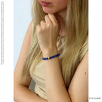 Lapis Lazuli und 24K Vergoldeter Silber-Schmetterling Armband