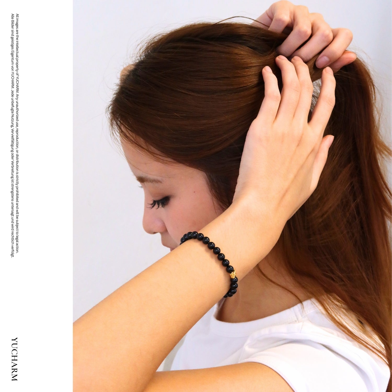 Turmalin und 24K Vergoldeter Silber-Schmetterling Armband