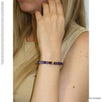 Elegantes Amethyst und 24K Vergoldeter Silber - Schmetterling Armband für Damen - stilvoll & kraftvoll - YUCHARM