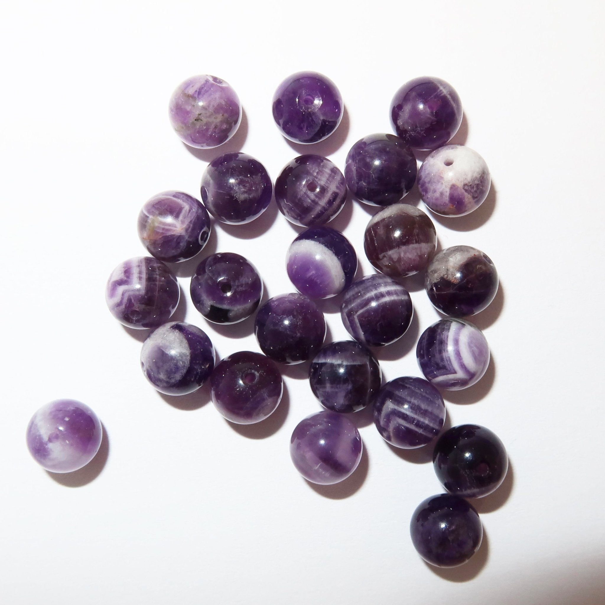 Elegantes Amethyst und Schwarzer Turmalin Armband für Damen - stilvoll & kraftvoll - YuCharm