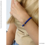 Elegantes Lapis Lazuli und 24K Vergoldeter Silber - Schmetterling Armband für Damen - stilvoll & kraftvoll - YUCHARM