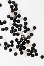 Elegantes Silberobsidian und Weißer Achat Armband für Damen - stilvoll & kraftvoll - YuCharm