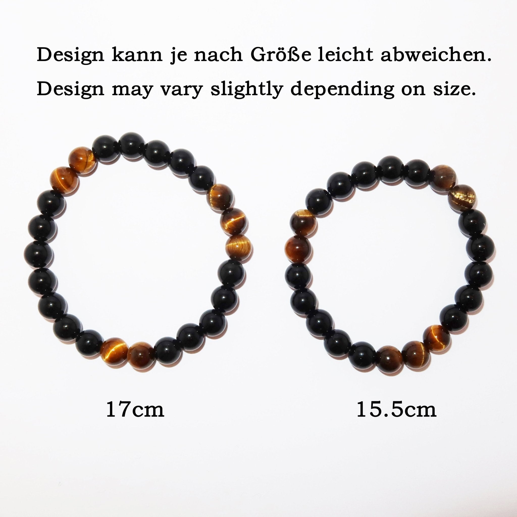 Elegantes Tigerauge und Schwarzer Obsidian Armband für Damen - stilvoll & kraftvoll - YuCharm