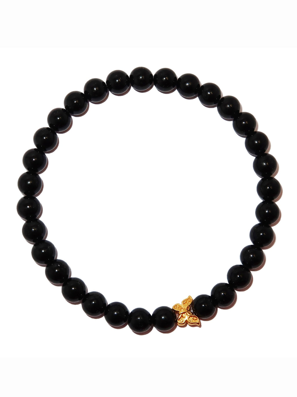 Elegantes Turmalin und 24K Vergoldeter Silber - Schmetterling Armband für Damen - stilvoll & kraftvoll - YuCharm