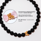 Elegantes Turmalin und 24K Vergoldeter Silber - Schmetterling Armband für Damen - stilvoll & kraftvoll - YuCharm