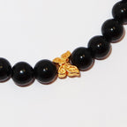 Elegantes Turmalin und 24K Vergoldeter Silber - Schmetterling Armband für Damen - stilvoll & kraftvoll - YuCharm